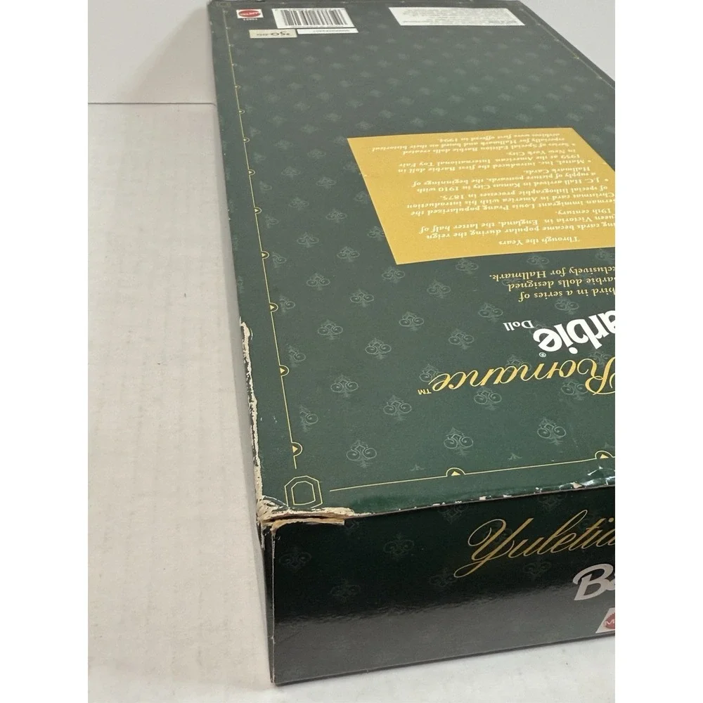 Hallmark Yuletide Romance Barbie Doll 1996 Mattel Vintage Never Removed From Box